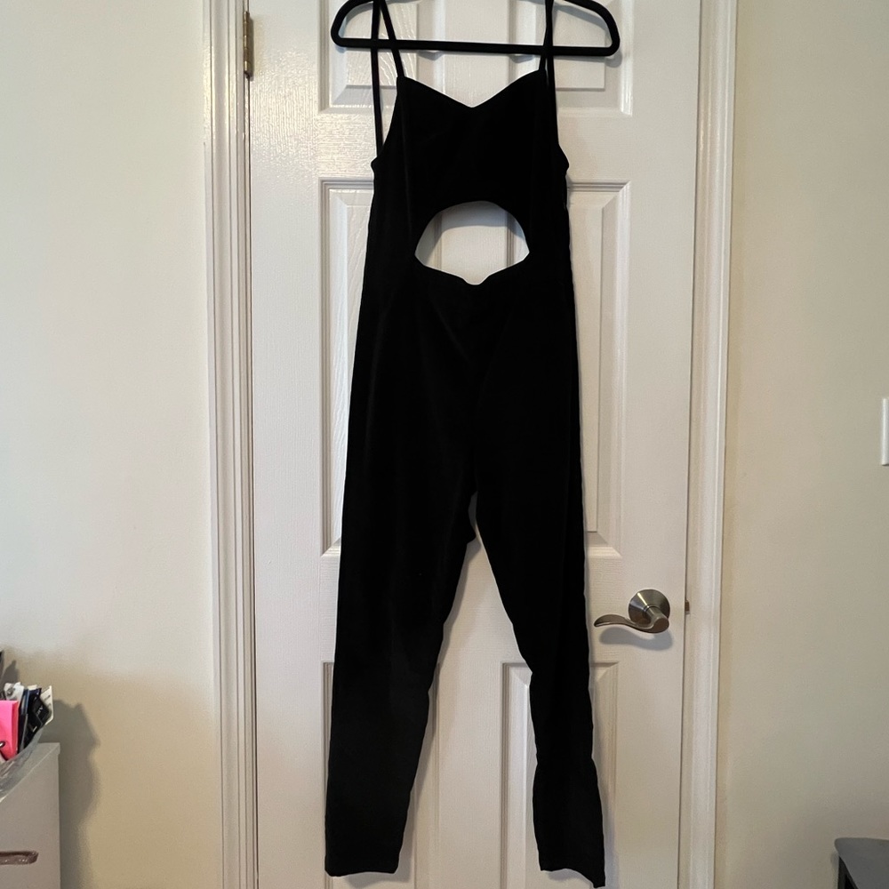 Topshop Backless Cutout Jumpsuit